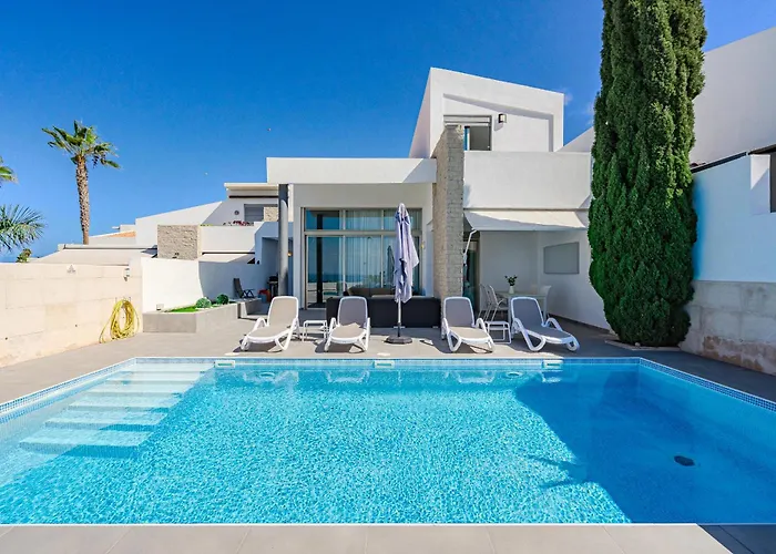 Βίλα Caterina, Luxury With Heated Pool Ocean View In Adeje, Tenerife Costa Adeje (Tenerife)