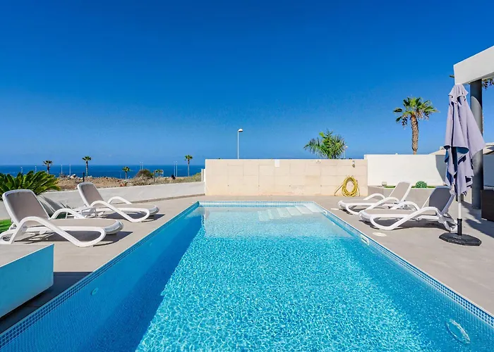 Caterina, Luxury With Heated Pool Ocean View In Adeje, Tenerife Costa Adeje (Tenerife)
